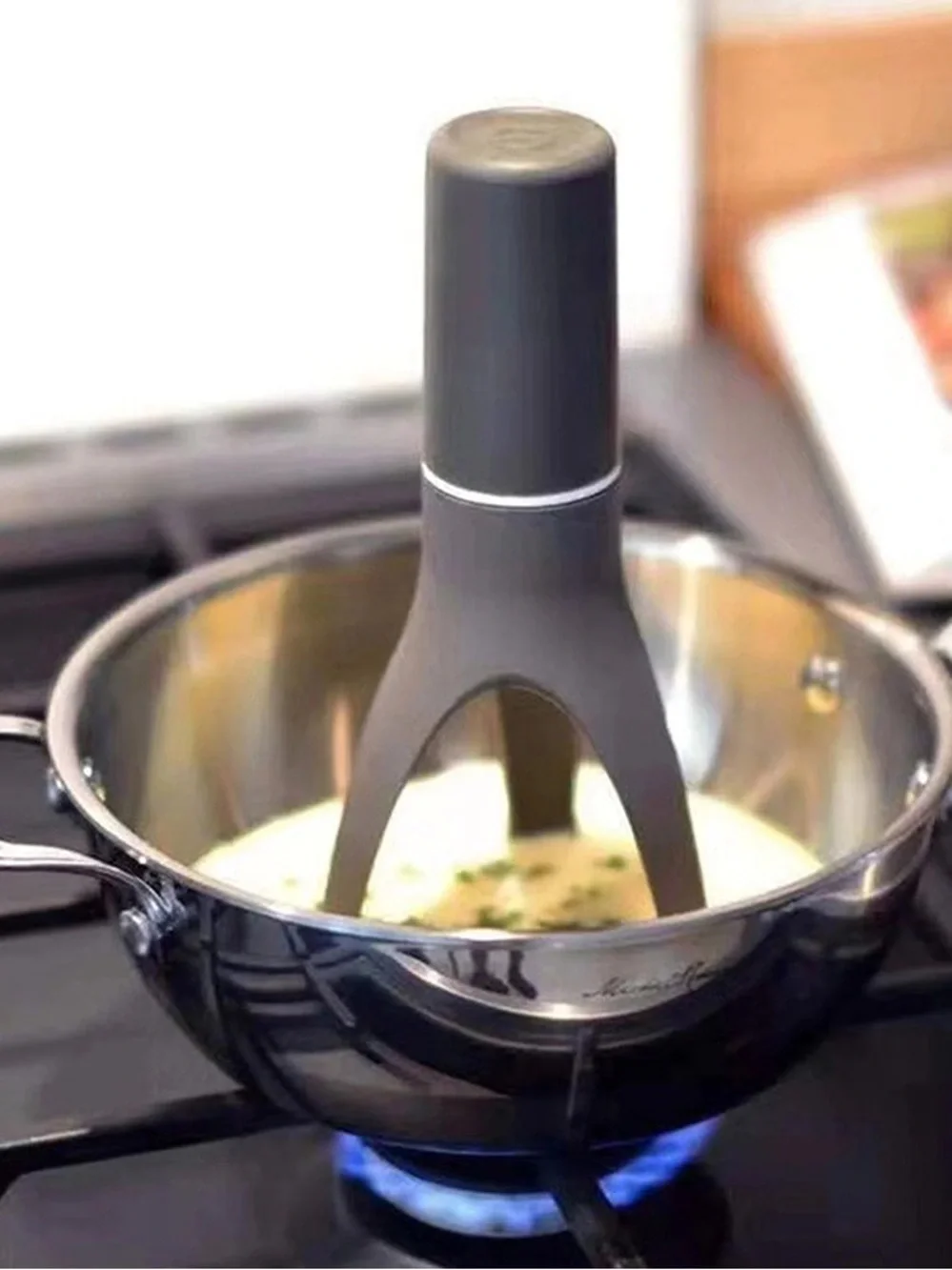 Automatic Pan Stirrer  Auto Pot Stirrer Automatic Stirrer for Cooking Hands Free